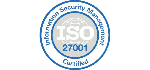 RKON ISO_27001 Information Security Management ISO 27001 Certified logo.