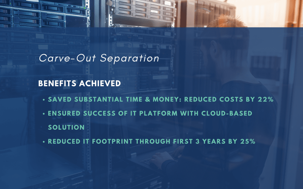 Carve-out Separation benefits cover at RKON