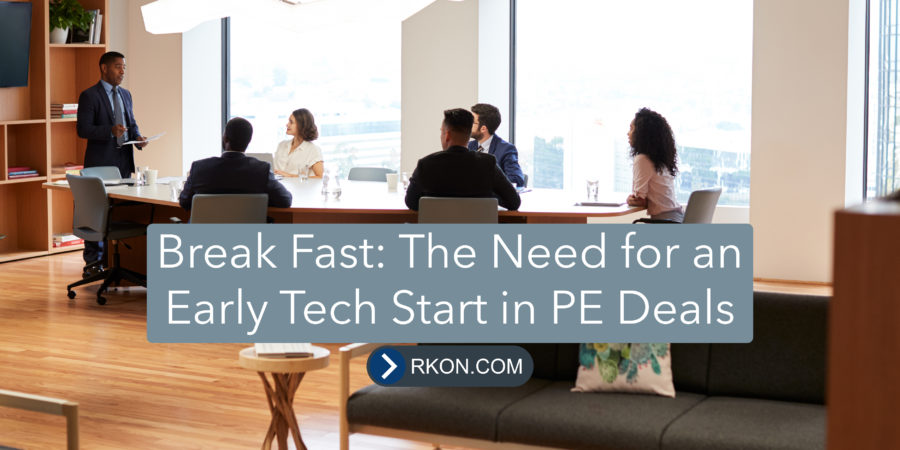 Early Tech Start in PE Deals Featured | RKON